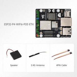 Carte de développement ESP32-P4-WIFI6-POE-ETH, carte ESP32 P4, carte ESP32-P4 + ESP32-C6, carte Ethernet PoE ESP32 - Product Image 4