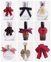 Ruban en polyester, nœuds floraux, accessoires de mode, nœuds décoratifs, élastiques, ruban adhésif double face 3M, 196 couleurs disponibles