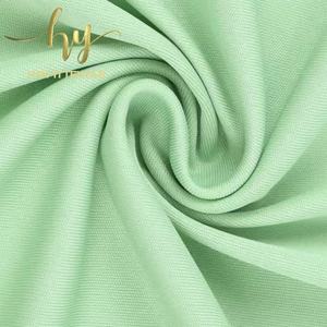 Hai Mặt Sữa Lụa 150G <span class=keywords><strong>Polyester</strong></span> T-Shirt Dệt Kim Vải Mỏng Thoáng Khí Nhuộm Mô Hình Mặc Giản Dị Trong Kho <span class=keywords><strong>Polyester</strong></span> Vải - Product Image 1