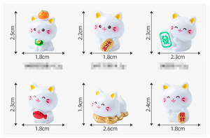 Doll House <strong>Kits</strong> Miniature <strong>fairy</strong> Mini Bath Toys <strong>Garden</strong> Figures Animals Chinese New Year Lucky Cat 3D Aquarium Resin Ornaments - Product Image 2