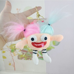 Haute qualité mignon saucisse bouche saillie yeux fou poupée en peluche pendentif poupée en peluche porte-clés - Product Image 6