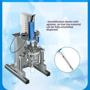 Émulsifiant de laboratoire Veidt, conception non standard, réacteur homogénéisateur dispersant sous vide en acier inoxydable, équipement chimique - Product Image 3