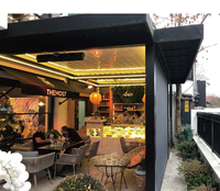 Pergola de jardin de luxe avec toit motorisé en aluminium, pergola avec lames orientables