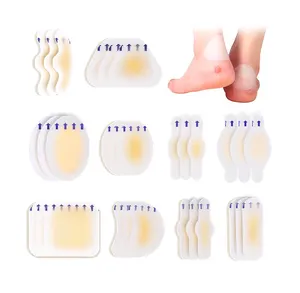 Gel Vỉ đệm vỉ Gel bảo vệ miếng đệm không thấm nước Hydrocolloid băng dính chân các bản vá lỗi miếng gót chân Vỉ thạch cao