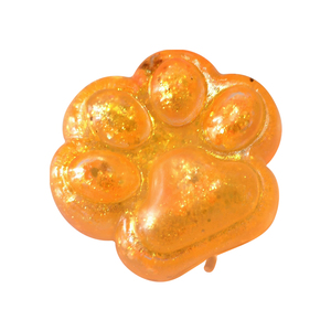 Nuovo Giocattolo Antistress a Forma di Zampa di Gatto in Silicone Trasparente con Glitter Rosa - Product Image 5