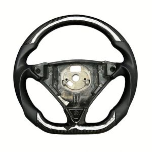 Volant personnalisé en fibre de carbone forgée avec LED pour <span class=keywords><strong>BMW</strong></span> E60 E63 M6 M5 E61 E64 525i 530 630 <span class=keywords><strong>650</strong></span> Série 5 Série 6 Sans airbag - Product Image 5