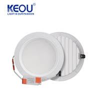 2025 nouveau design moderne encastré 9W 12W 15W 18W 24W 36W couleur anneau Led Downlight projecteur