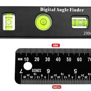 4 in 1 Digital anzeige Winkel Lineal rechtwinklig horizontale Holz bearbeitung Student Zeichnung Winkelmesser - Product Image 3