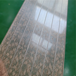 Marco de Puerta de Aluminio Esmerilado 2026, Vidrio Templado Esmerilado Ultra Blanco con Orificios Perforados y Vidrio Esmerilado - Product Image 1