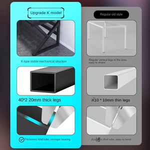 Mesa de <span class=keywords><strong>Juego</strong></span> de Computadora de Acero al Carbono de Alta Calidad, Moderna y Sencilla para Salas de Esports - Product Image 4
