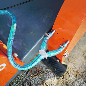 Ensemble de tuyaux pour coupe-béton Xinsda Machinery, tube renforcé bleu, raccords métalliques pour équipement de construction - Product Image 1