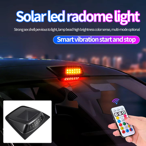 Lampes décoratives LED solaires pour toit de voiture, avec couvercle LiDAR, anti-collision arrière, clignotantes, et feux de navigation. - Product Image 3