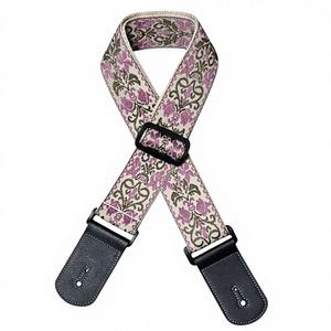 Sangle d'épaule unisexe personnalisée avec broderie tournesol pour <span class=keywords><strong>guitare</strong></span> folk, <span class=keywords><strong>guitare</strong></span> acoustique, <span class=keywords><strong>guitare</strong></span> électrique, basse et <span class=keywords><strong>guitare</strong></span> classique - Product Image 1