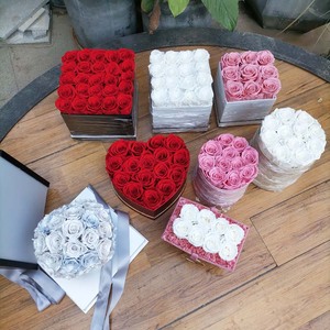 Valentine Summer Flora Wholesale Amazon Top Seller Preserved Roses Box Valentine Gifts