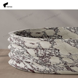 Tostone Turquía Catacatta Viola Bañera independiente Centro de mesa elegante para baños de lujo para apartamentos Villas - Product Image 2