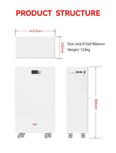 SUNPLUS Hybrid Grid 14kWh 30kWh <b>Mobile</b> LiFePO4 <b>Battery</b> MPPT Controller IP65 Protection Stackable System 100ah for Powerwall - Product Image 3