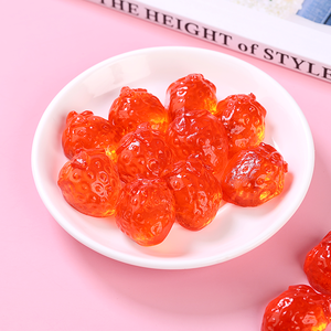 Производитель жевательных конфет на заказ, оптовая продажа халяльных жевательных конфет, кислые конфеты, фруктовые вкусы, клубничные кислые жевательные конфеты - Product Image 4