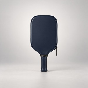 Funda para Raqueta de Pickleball Semibrillante Estructurada de PU Italiano, Aspecto Italiano, Lisa, con Logotipo Personalizado, Funda Protectora para Raqueta de Tenis al por Mayor - Product Image 1