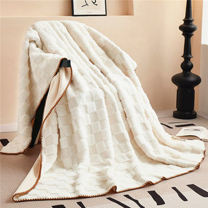 Service tout-en-un pour toutes les couvertures en <span class=keywords><strong>laine</strong></span> épaisse, couvertures pour bébé, couvertures en polaire corail super douces et lourdes pour l'hiver - Product Image 2