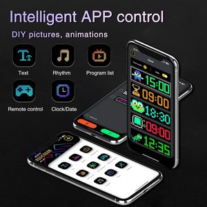Panneau matriciel LED 15x4, affichage défilant flexible, contrôle Bluetooth, alimenté par USB, pour publicité en voiture, boutique, bar - Product Image 4