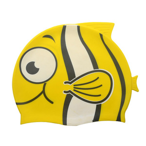 Casquette <span class=keywords><strong>de</strong></span> <span class=keywords><strong>bain</strong></span> imperméable pour sports aquatiques, joli, dessin animé amusant, bon marché, impression <span class=keywords><strong>de</strong></span> poissons, pour enfants, pour <span class=keywords><strong>club</strong></span> <span class=keywords><strong>de</strong></span> natation, cadeaux promotionnels - Product Image 2