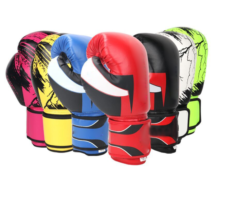 Produttore all'ingrosso logo personalizzato professionale palestra vincente guantoni da boxe guanti da boxe in pelle PU bambini che combattono guantoni da boxe