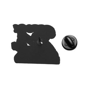 酷太阳镜黑猫妈妈爸爸珐琅别针我的猫和我谈论你胸针翻领徽章珠宝批发 - Product Image 5