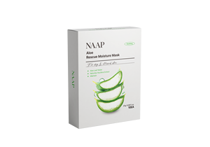 Masque hydratant réparateur à l'aloe vera NAAP pour apaiser et hydrater la peau sensible et brûlée par le soleil, masque en feuille d'aloe vera pour femmes, Corée - Product Image 3