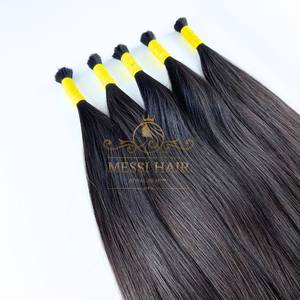 Extensiones de cabello humano de color negro natural de alta calidad listas para enviar precio al por mayor - Product Image 2