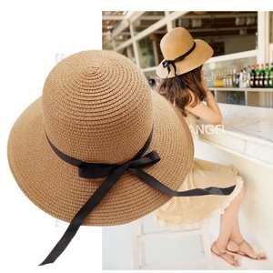2023 Bán Buôn Thiết Kế Mới Mũ Mùa Hè Tự Nhiên Bãi Biển <span class=keywords><strong>Hat</strong></span> Mùa Hè Mềm Mũ Rơm Cho Phụ Nữ - Product Image 3