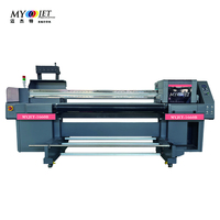 Impresora de inyección de tinta Industrial, Rollo Uv de película suave, papel de pared, cuero, pu, 1,6 m/5 pies/63 pulgadas