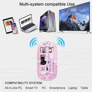 dual mode transparent wireless <b>mouse</b> oem logo type-c charging wireless dual-mode <b>mouse</b> china wireless <b>mouse</b> suppliers - Product Image 6