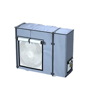 Aozzy Air Conditioner Covers For Window Units Ac Cover For Outside Unit Winter Outdoor Heavy Duty Waterproof Insulation Defender With Adjustable Straps 17" W X 12" D X 13" H Inches