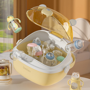 Kafe Bear Baby Bottle Storage Box Large Desktop Plastic Dustproof With Lid For 0-12 Months - Product Image 4