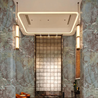 Grande dalle de marbre rose naturel Paia Stone, imperméable, écologique, design moderne, garantie 1 an, pour escalier, cuisine, salle de bain, villa, hôtel