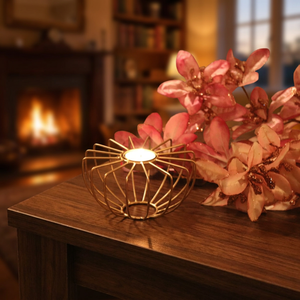 Porte-bougie en fil de fer moderne, durable, résistant à la chaleur, écologique, pour la maison, le bureau, l'hôtel, le restaurant, les mariages, les événements - Product Image 4