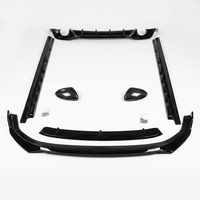 Kit aérodynamique pour VW GOLF8 GTI 2020-2023 : Lame avant, diffuseur arrière, jupes latérales, coques de rétroviseurs