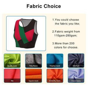 Chaleco Deportivo Corto de Poliéster 100% de Secado Rápido, Tejido de Punto, Informal, con Estampado de Transferencia de Calor Personalizado de Alta Calidad - Product Image 3