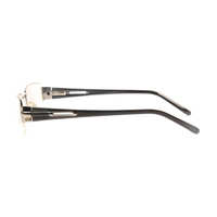 Montura de Gafas Ópticas para Hombre, Estilo Ejecutivo, Media Montura, Cuadrada, Metálica, Personalizable, Venta al Por Mayor, JNLOO WS021N, Envío Rápido