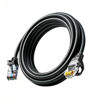 Câble Ethernet réseau haute vitesse intérieur personnalisé couleur Cat6 UTP PVC Cuivre 24AWG 305m certifié CE/ROHS avec connecteur RJ45