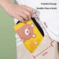 Bac à litière pliable extra large, imperméable et portable avec sac de rangement pour chats et chatons - Utilisation en voyage en extérieur