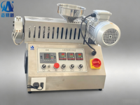 Extrudeuse portable mini en plastique SJ30 pour la production de filament d'impression 3D, ligne de recyclage à petite échelle