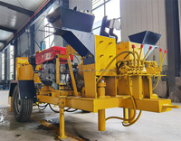 Machine à blocs de béton diesel portable entièrement automatique coupe-briques manuel séparateur de blocs