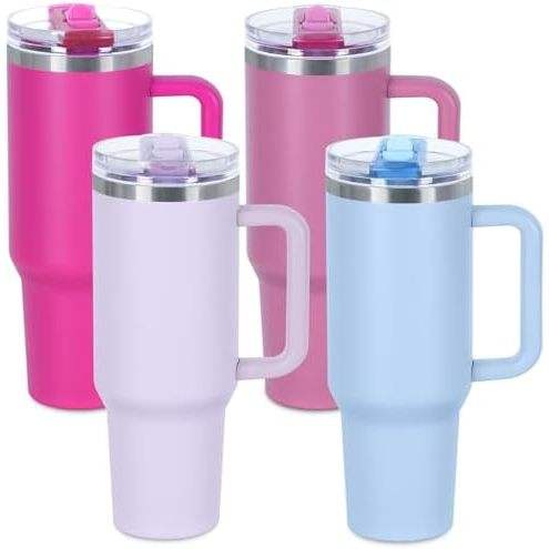 Lavender Purple, Hot Pink, Light Pink, Glacier Blue