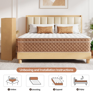 Colchón Híbrido de Espuma con Muelles Ensacados, Transpirable y Duradero, 30 cm de Grosor, Firmeza Media, Envasado al Vacío para un Dormitorio Confortable - Product Image 5