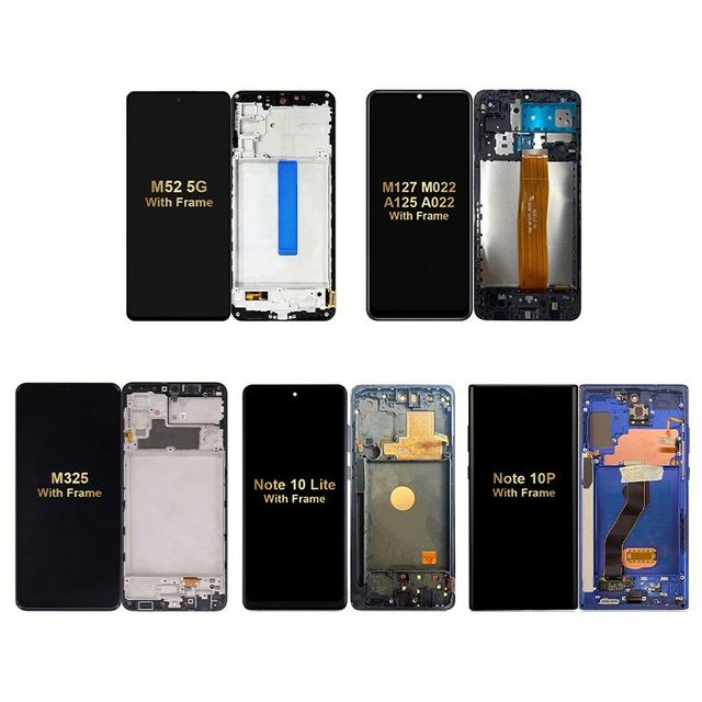 Mobile Phone LCDs Factory Wholesale for M52 5G M127 M022 A125 A022 M325 Note 10 Lite 10P 6.6" Screen Touch 24-Month Warranty
