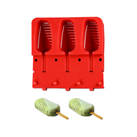 Moules à glace et à sucettes glacées en silicone 3D personnalisés LINKAIZ SM03 sans BPA - Forme et couleur personnalisables en DIY