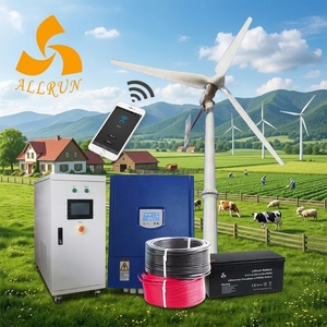 Generador de Turbina Eólica de Aluminio Ligero CE de 5KW 10KW con Imán, Energía Eólica Independiente - Product Image 5