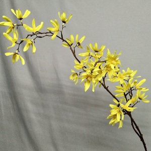 Hesper Vente en gros Événement de mariage <span class=keywords><strong>D</strong></span>écoratif Soie Jaune Orange <span class=keywords><strong>Forsythia</strong></span> Fleurs Tiges <span class=keywords><strong>Forsythia</strong></span> Branches <span class=keywords><strong>Forsythia</strong></span> Artificielle - Product Image 5