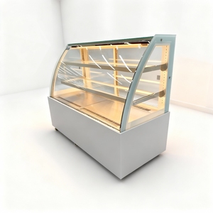 Exhibidor Refrigerado Comercial para Pasteles con Puerta <span class=keywords><strong>de</strong></span> <span class=keywords><strong>Vidrio</strong></span>, Equipo <span class=keywords><strong>de</strong></span> Refrigeración para Pastelería, Vitrina Refrigerada para Frutas y Pasteles - Product Image 3